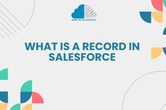 What is a Record in Salesforce