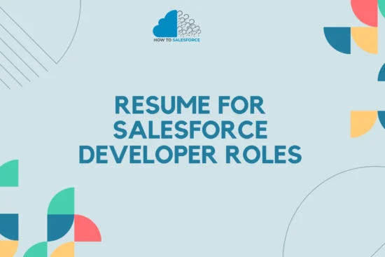 Resume for Salesforce Developer Roles