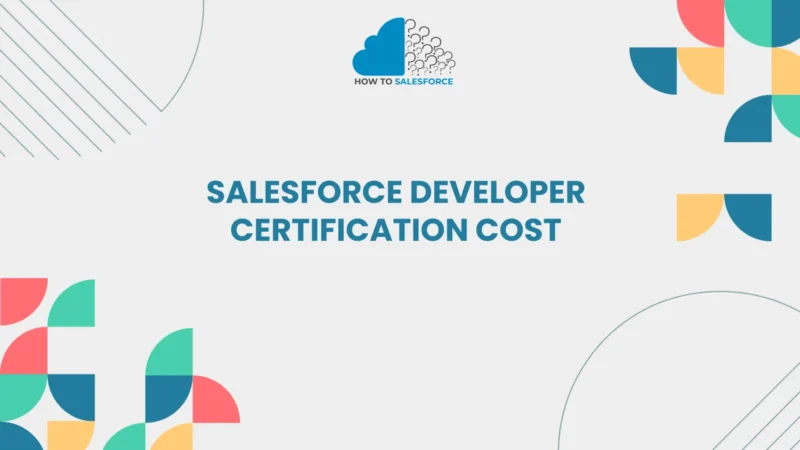 Salesforce developer certification cost