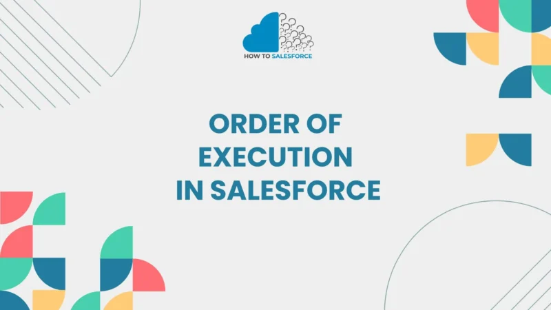 Order of Execution in Salesforce