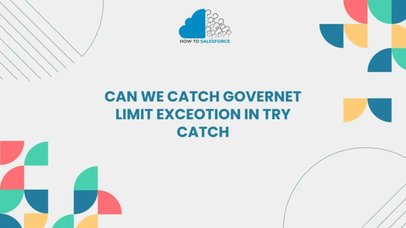 Can We Catch Governor Limit Exception in Try-Catch