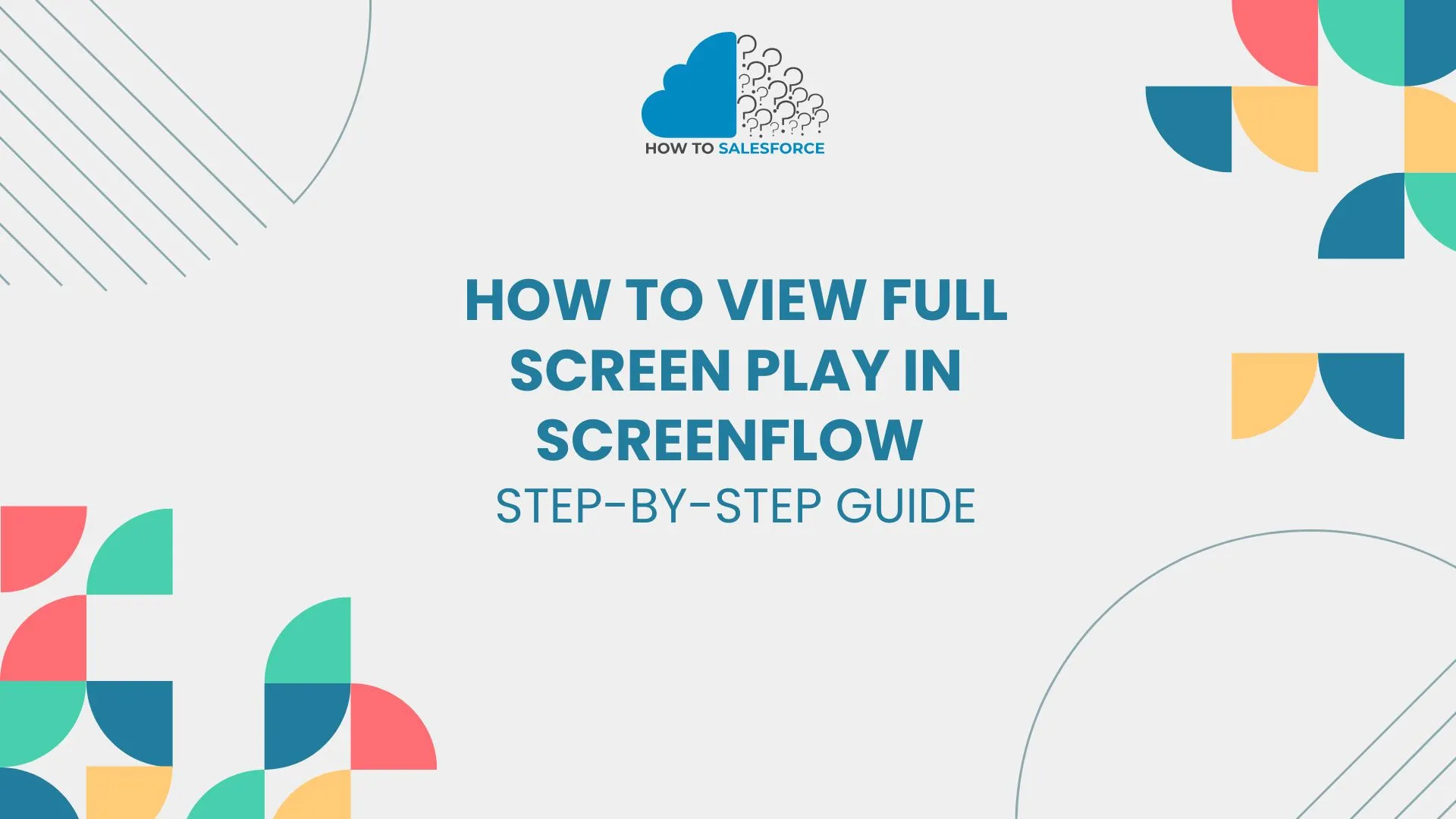 How to View Full Screen Play in ScreenFlow