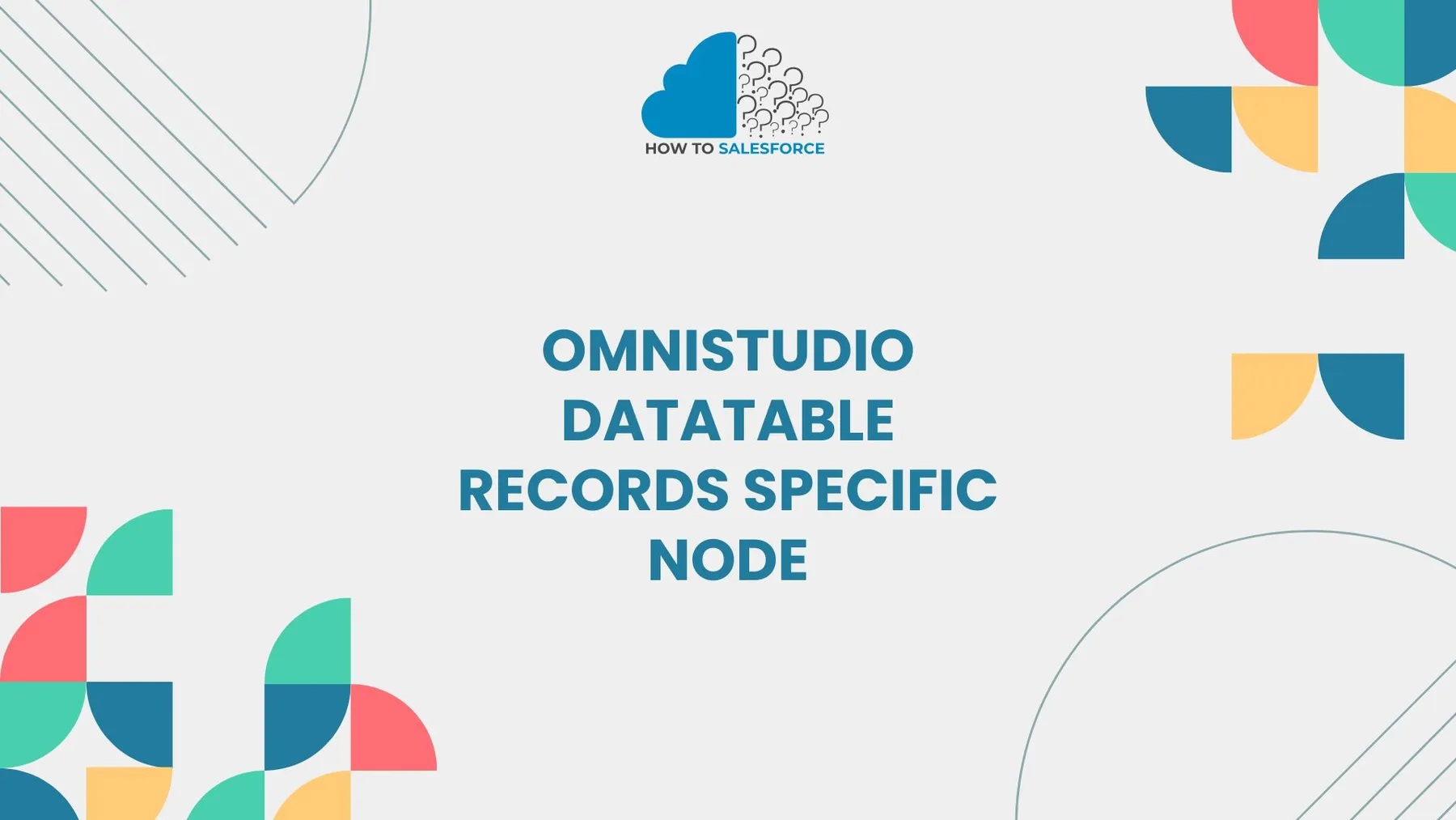 omnistudio datatable records specific node