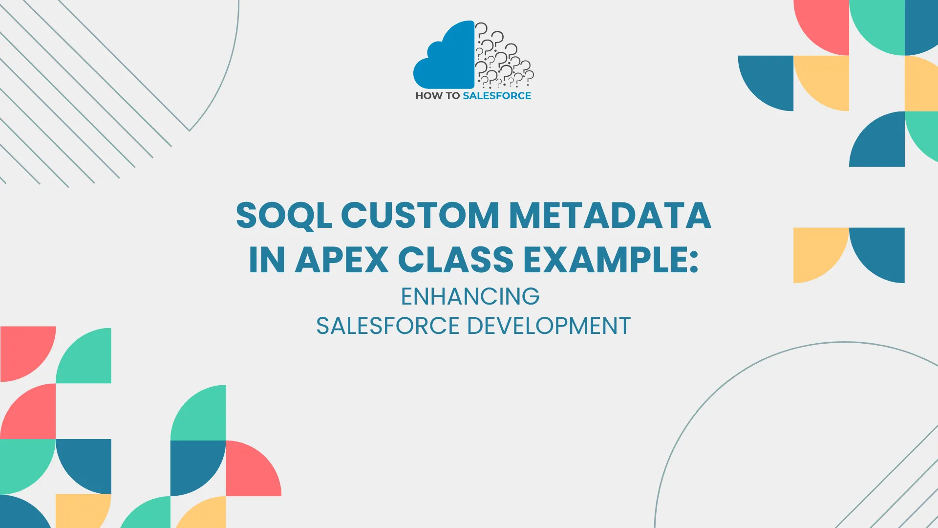 SOQL Custom Metadata in Apex Class Example